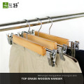 26cm Length Wooden Hanger Pants Clips Hanger